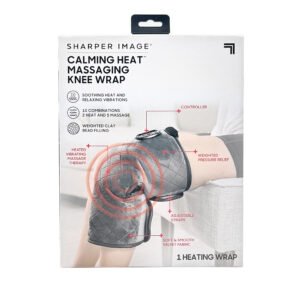 Massaging knee wrap
