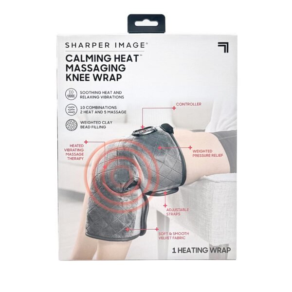 Massaging knee wrap